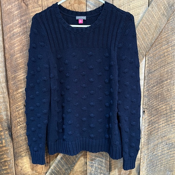 Vince Camuto Sweaters - Vince Camuto cotton textured popcorn stitch sweater size medium